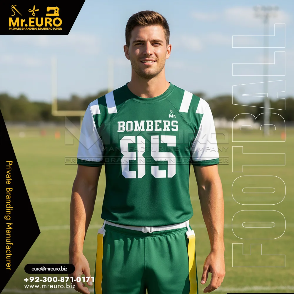 Custom Men's Flag Football Jersey Lightweight & Durable - Custom 7v7 Uniform