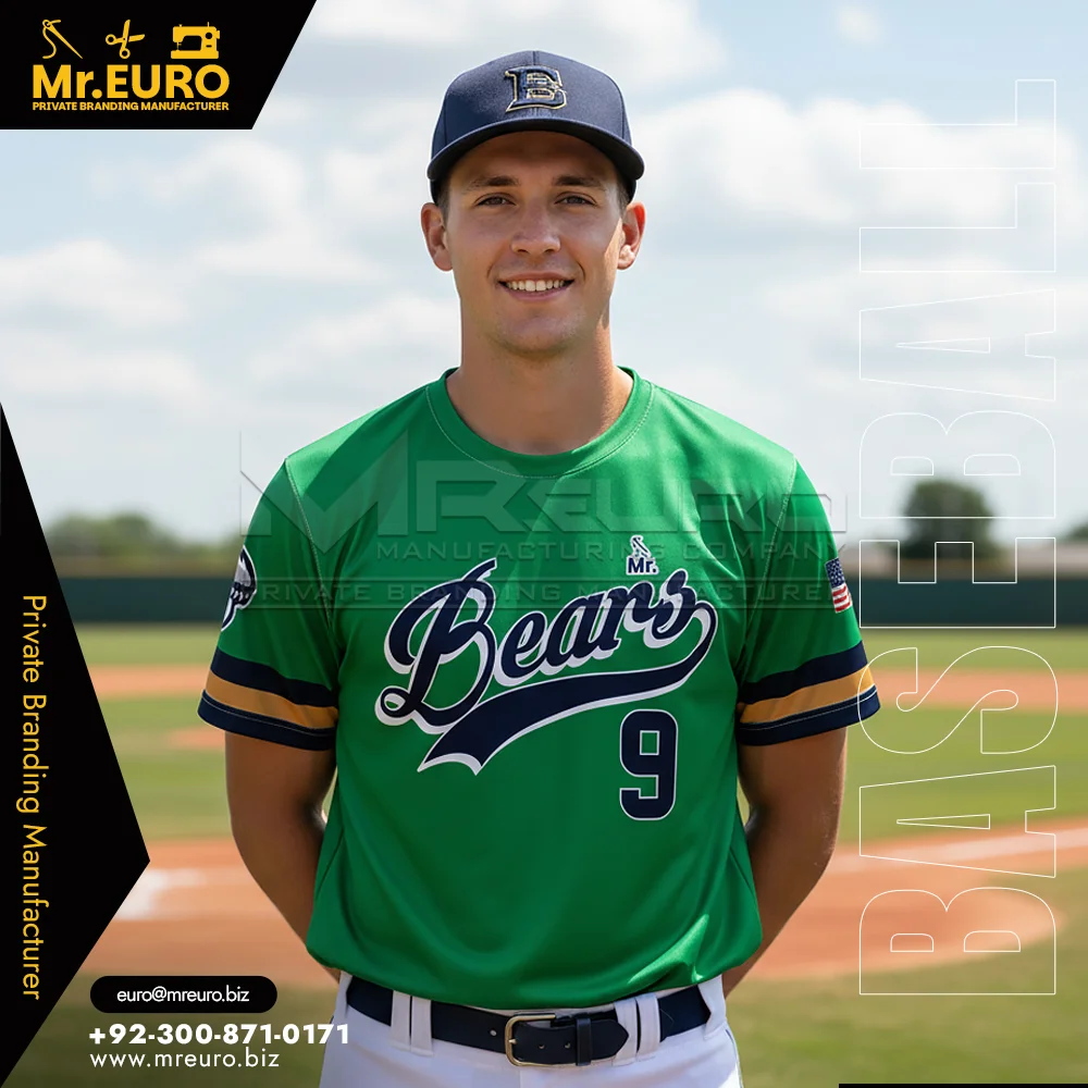 Custom Short Sleeve Baseball Crew Neck Jersey Custom - Custom Baseball-Softball Uniforms