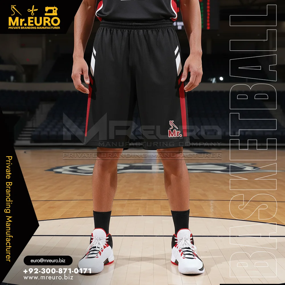 Custom Custom Sports Basketball Shorts Breathable Fit - Custom Basketball Uniforms