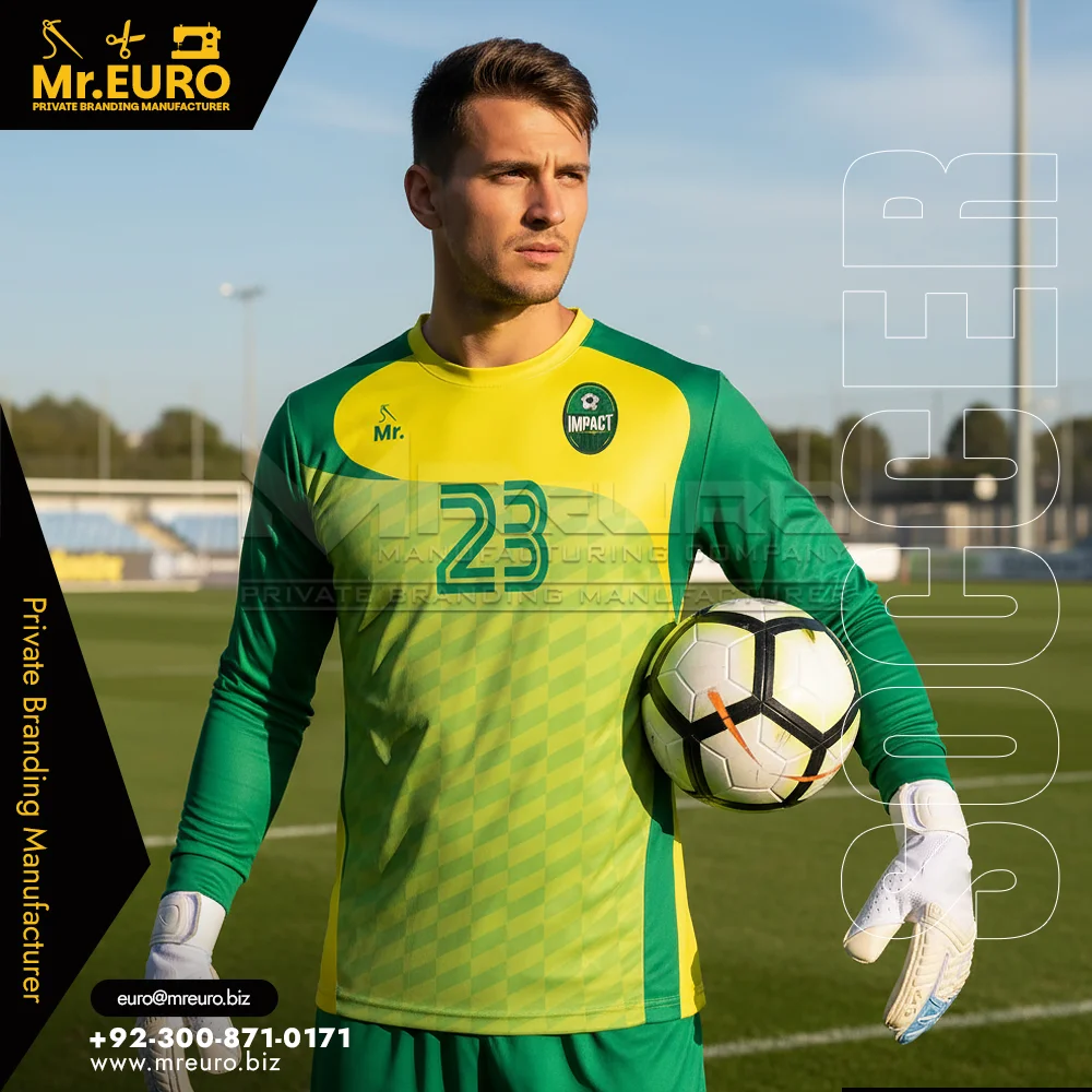 Custom Elite Goalkeeper Jersey Custom Sublimated Design - Custom Soccer Uniform