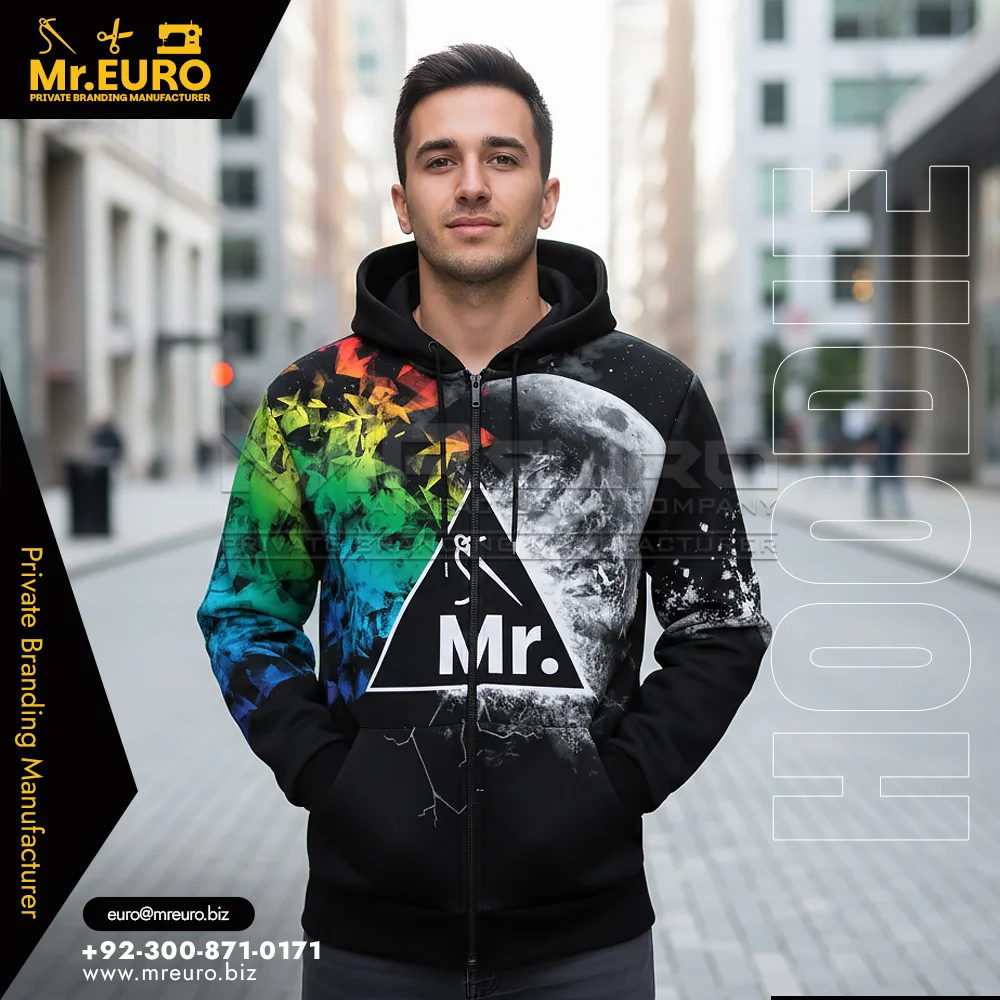 Custom Premium Sublimation Streetwear Hoodie for Bold Style - Hoodies-Sweatshirts
