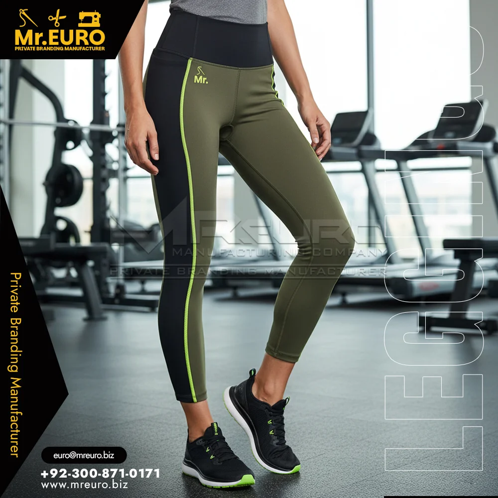 Custom High Waist Women Gym Leggings Full Support - Leggings