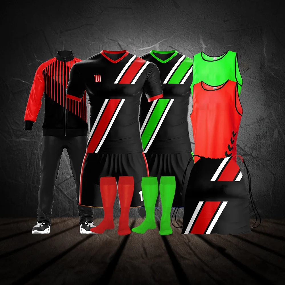 Custom Sublimation Soccer Team Pack Deal Vibrant Custom Kits - Soccer Deals