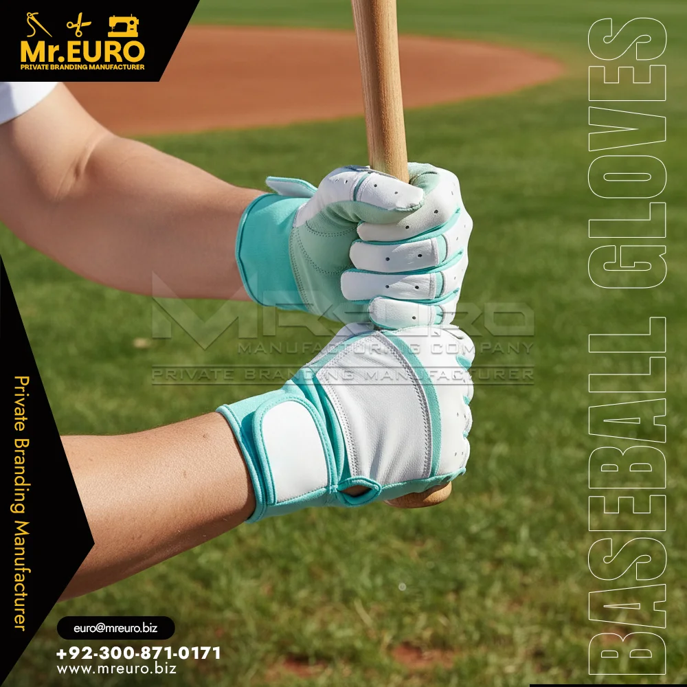 Custom Premium Baseball Batting Gloves Soft Feel Grip - Baseball Batting Gloves