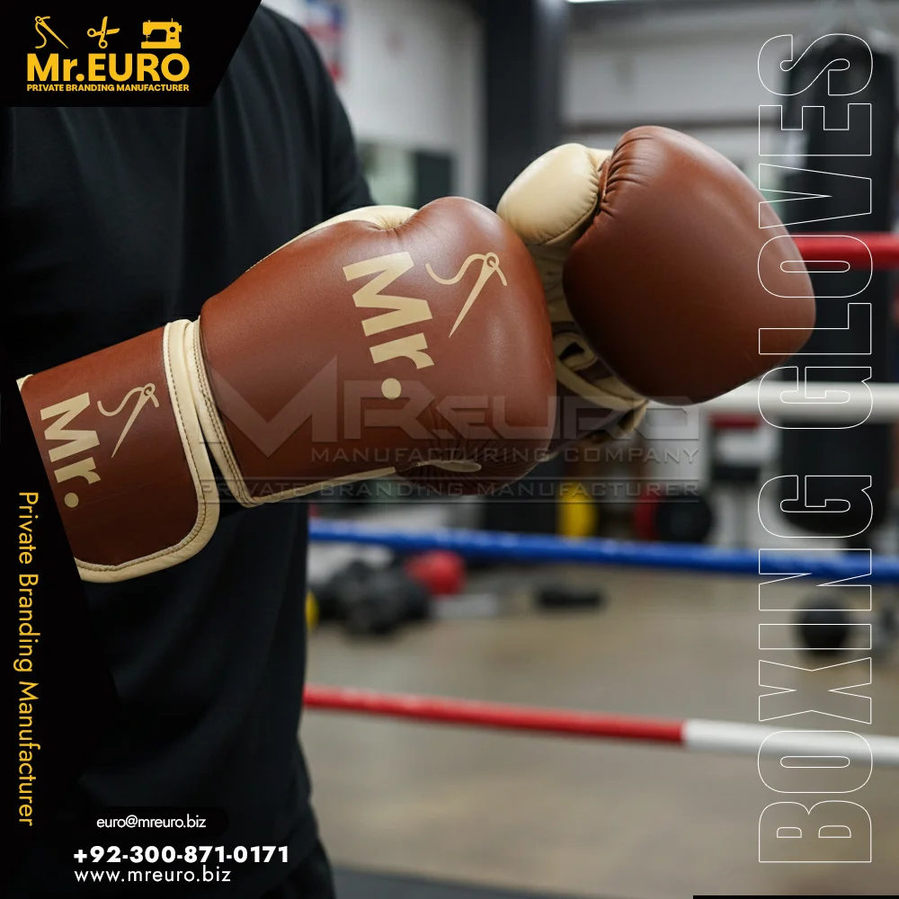 Custom Classic Brown Training Boxing Gloves - Boxing Gloves
