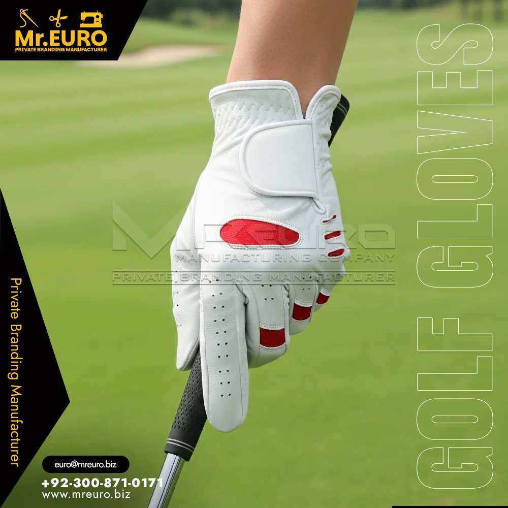 Custom Professional Golf Glove Enhanced Grip Design - Golf Gloves
