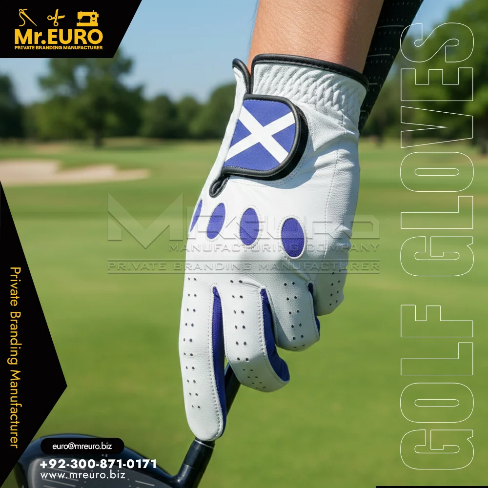 Custom Scotland Flag Golf Glove Stylish Performance - Golf Gloves