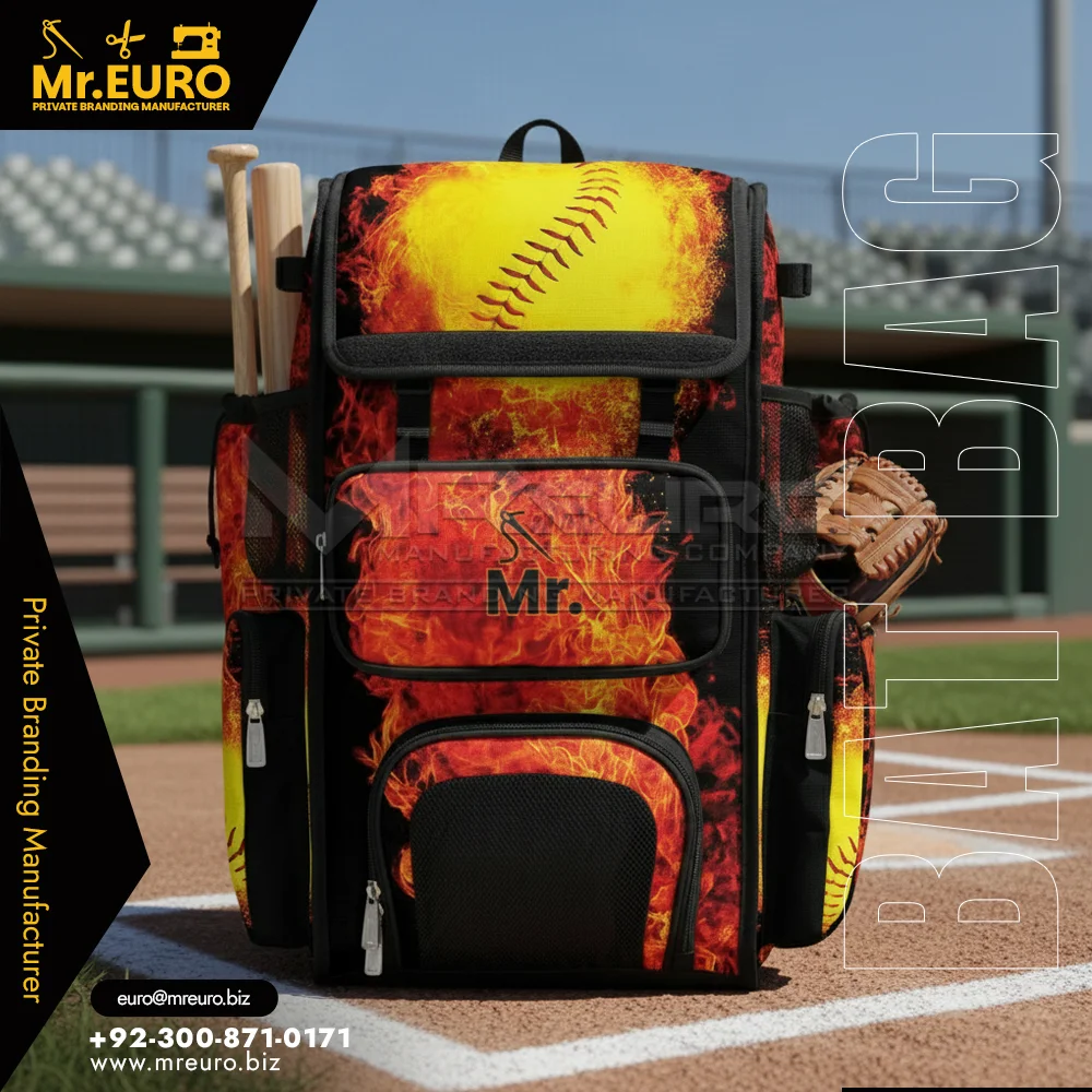 Custom Stylish Team Baseball Gear Backpack Bag - Baseball Bags