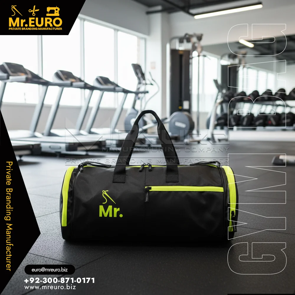 Custom Black & Neon Green Training Gym Duffle - Gym Bags + Duffle Bags