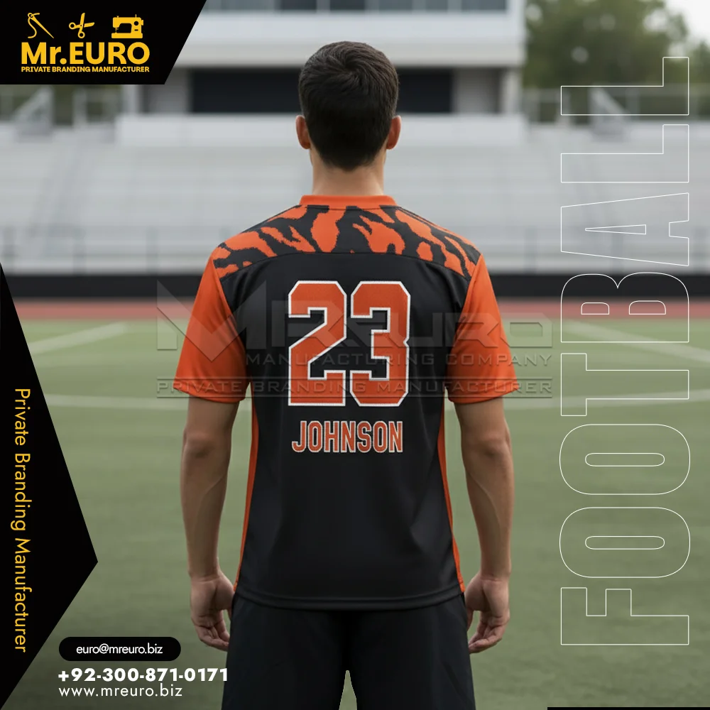 American Football Fan Jersey Custom Team Colors - Alternate View