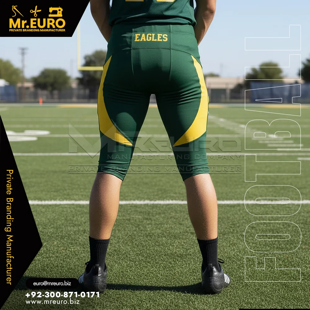 American Football Elastic Pants Custom Team Fit - Alternate View