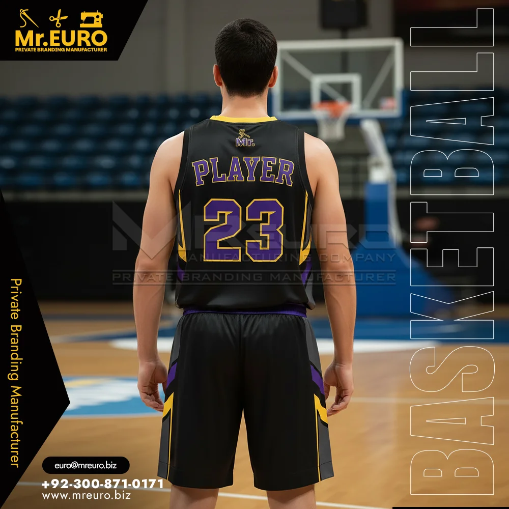 Custom Comfortable Youth Basketball Uniform Custom Kit - Custom Basketball Uniforms