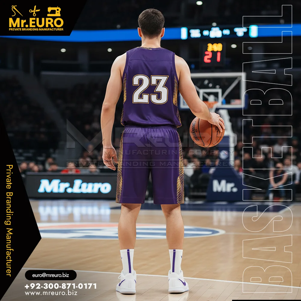 Custom Athletic Fit High Performance Basketball Uniform - Custom Basketball Uniforms