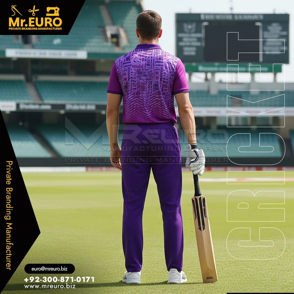 Custom Purple Teamwear Match Cricket Uniform - Custom Cricket Uniforms