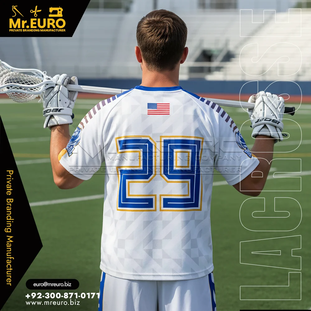 Custom Shorts Sleeve Sublimated Lacrosse Jersey - Custom Lacrosse Uniforms