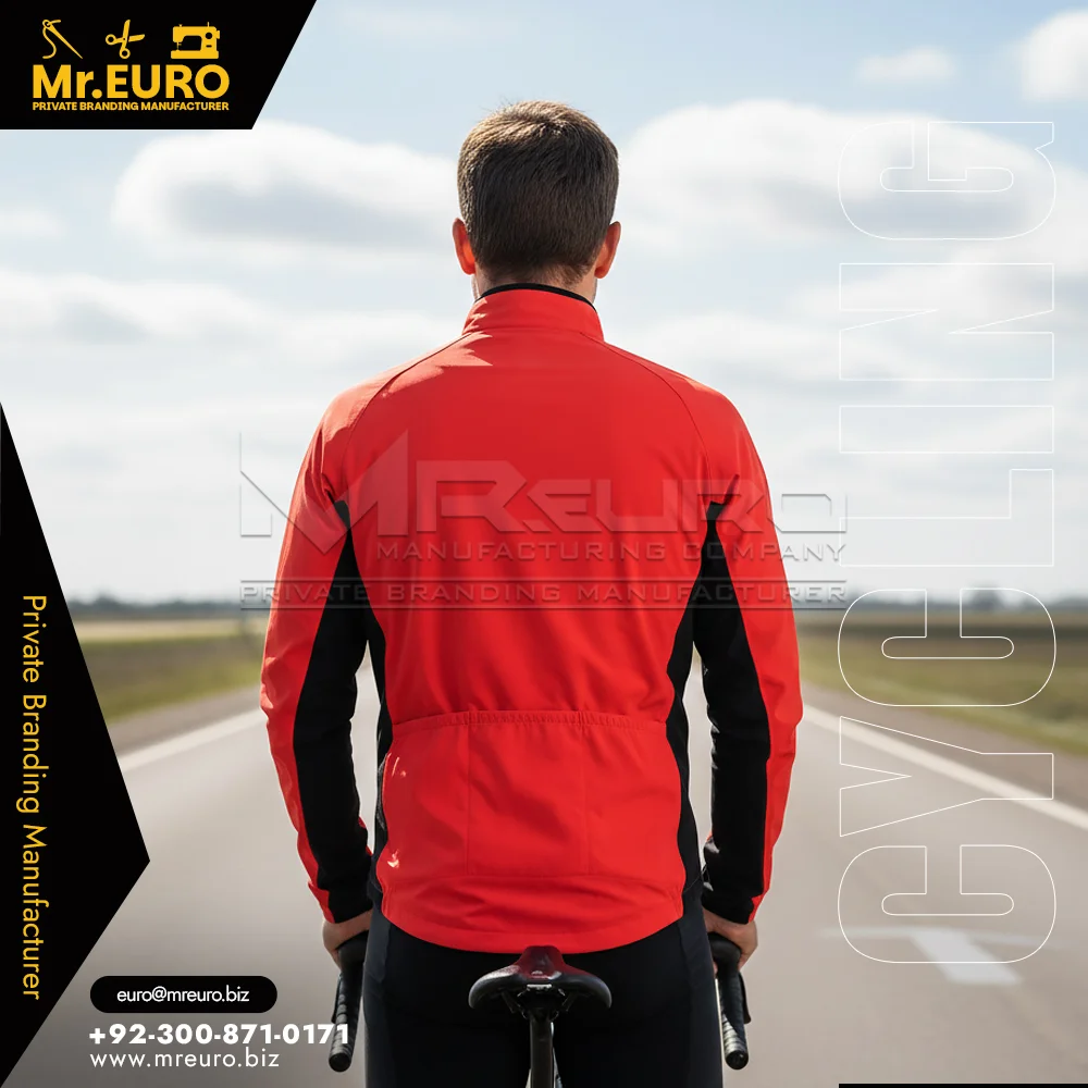 Custom Custom Red Cycling Wind Jacket Every Road Ride - Custom Cycling Uniforms
