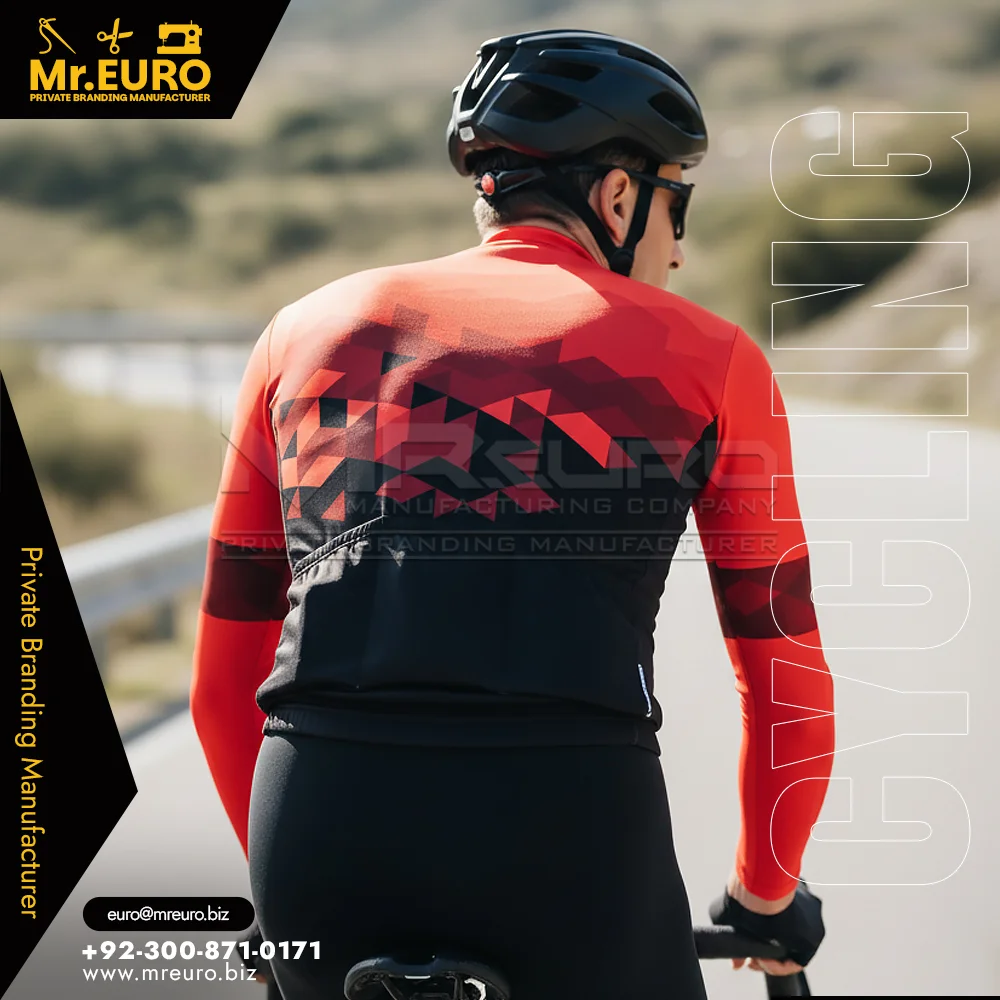 Custom Performance Top Red Cycling Jersey - Custom Cycling Uniforms