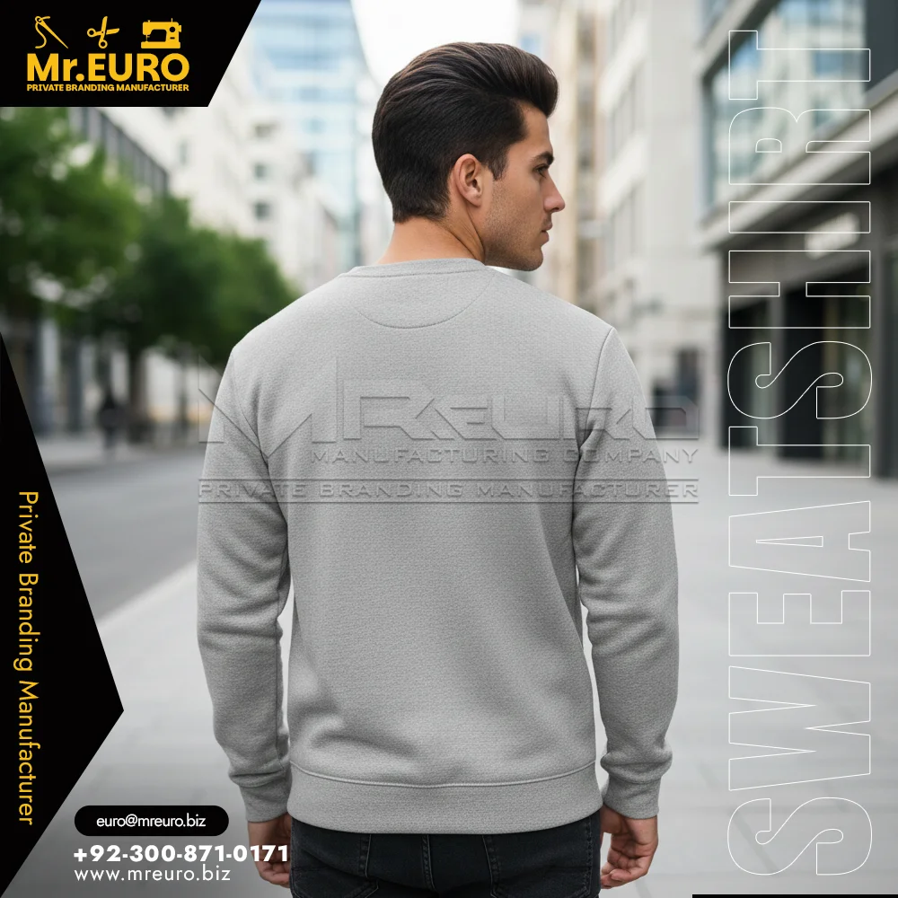 Premium Printed Winter Sweatshirt For Casual Days - Alternate View
