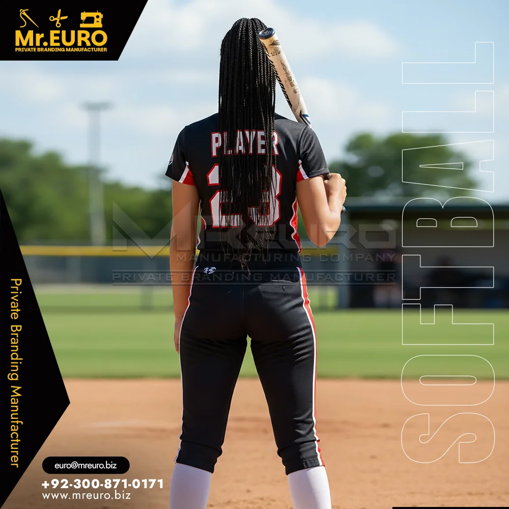 Custom Crew Neck Softball Uniform Sublimated Team Set Wear - Custom Baseball-Softball Uniforms