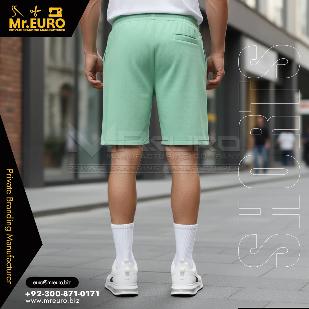 Custom Comfortable Light Green Sports Shorts - Sports Shorts