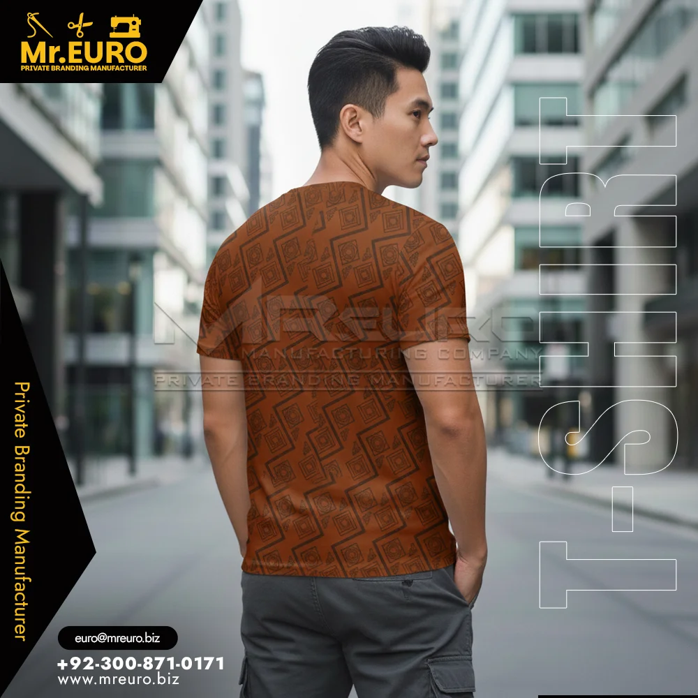 Custom Golden Art Brown Sublimation T-Shirt - Sublimation T-Shirts