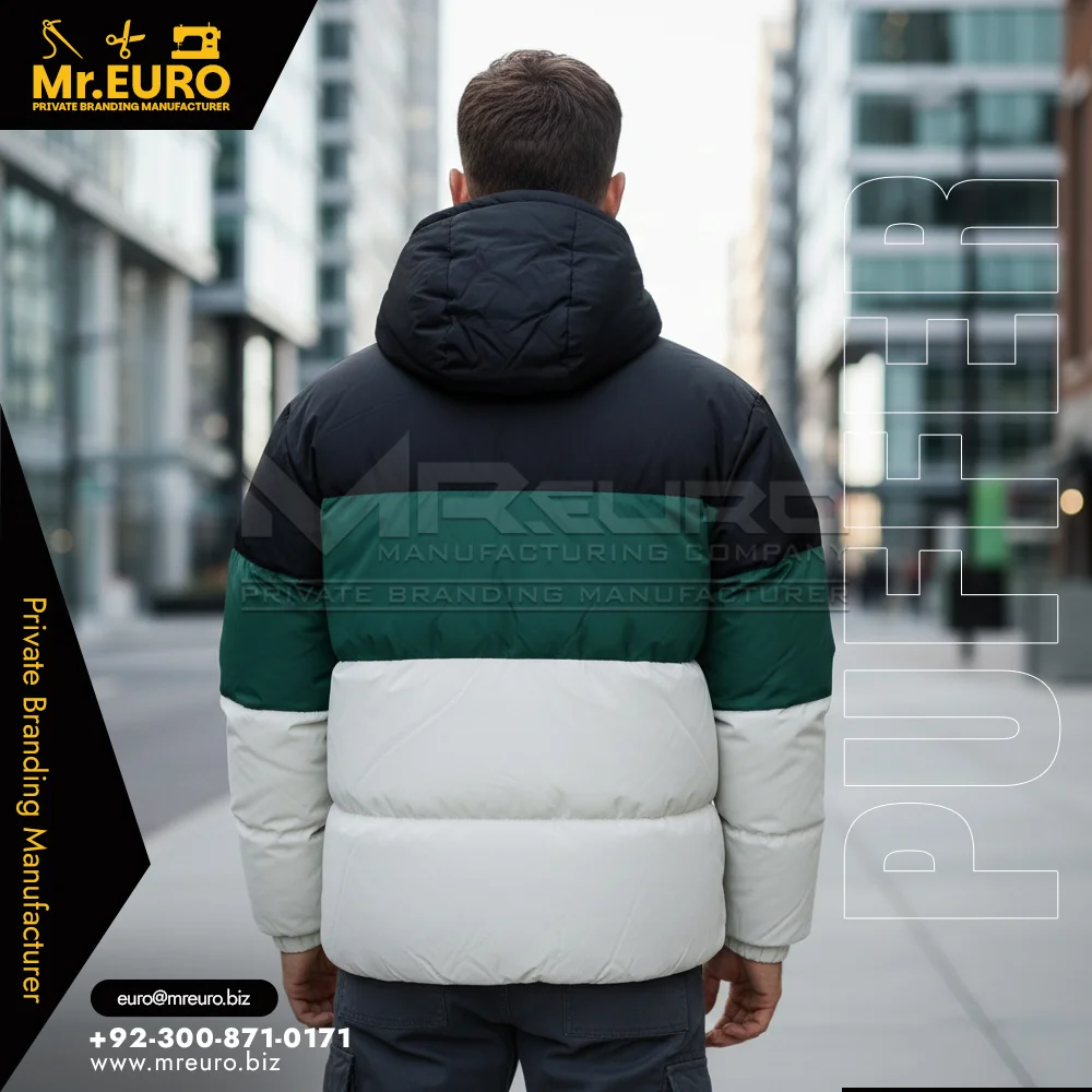 Custom Modern Winter Men Puffer Jacket - Puffer Jackets