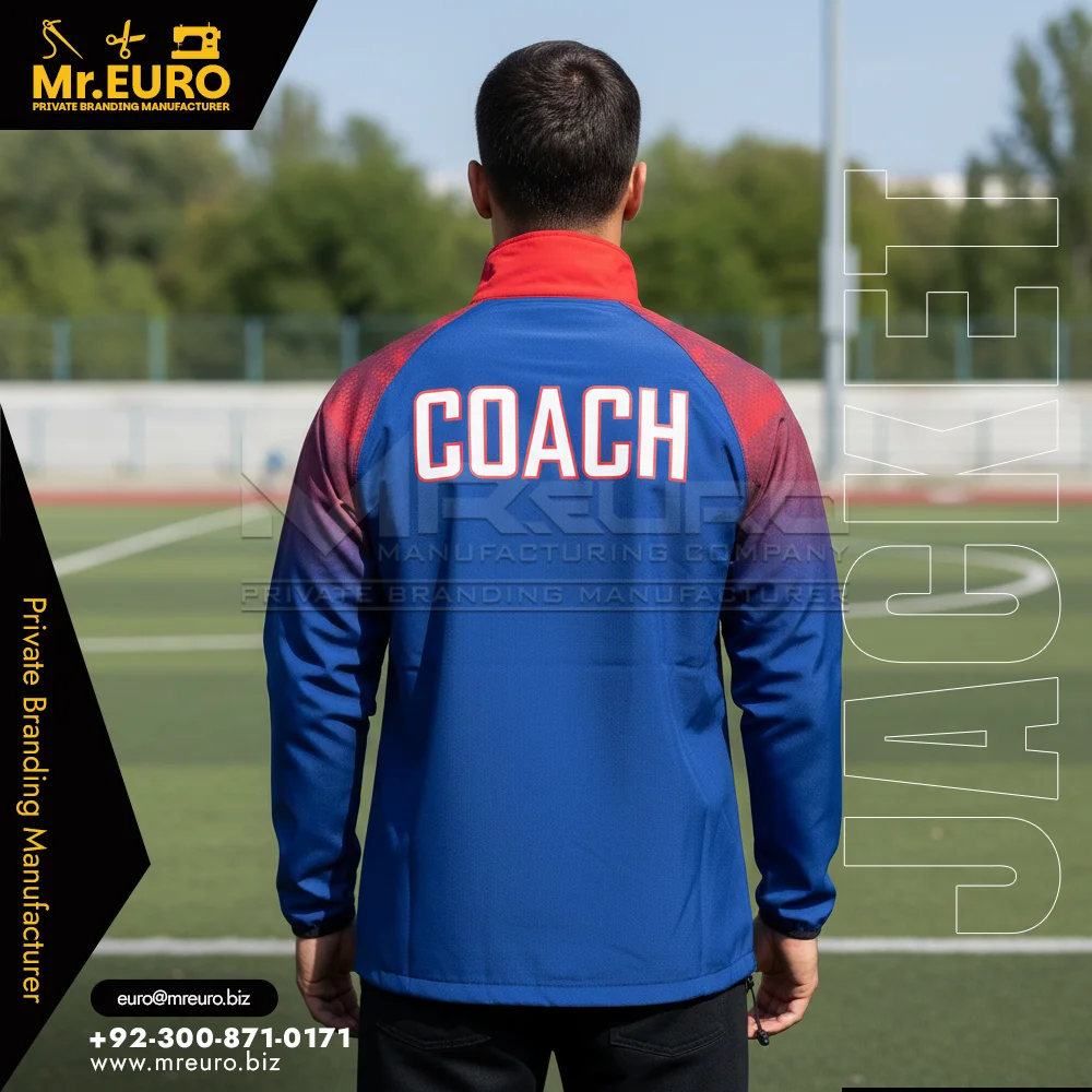 Custom Team Coach Quarter Zip Jacket - Coach Jackets