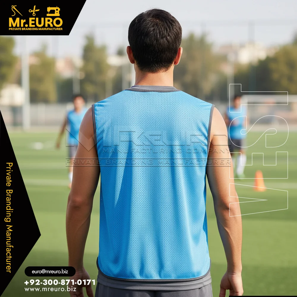 Custom Blue Training Vest Active Practice Sessions - Vest