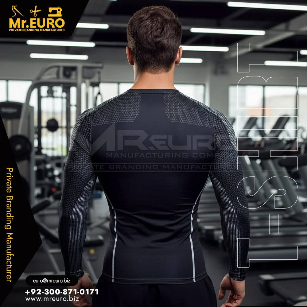 Custom Performance Compression Workout T-Shirt - Gym Fit T-Shirts