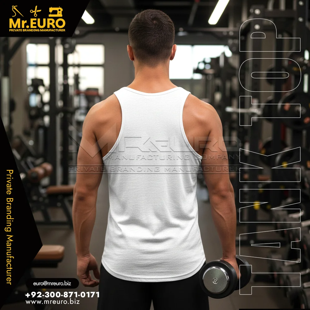 Custom White Workout & Training Gym Tank Top Fitness - Tank Top