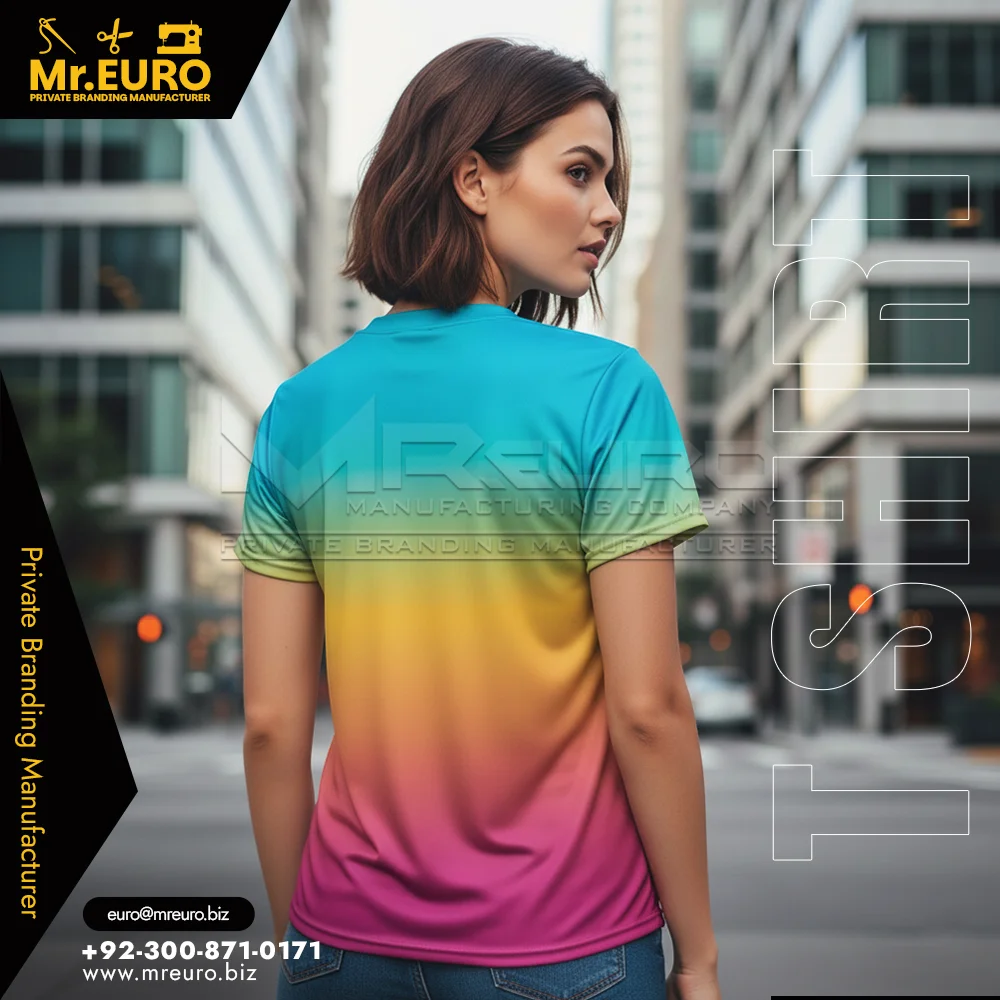 Custom Stylish Women Butterfly Print V Neck T Shirt - Women V-Neck T-Shirts