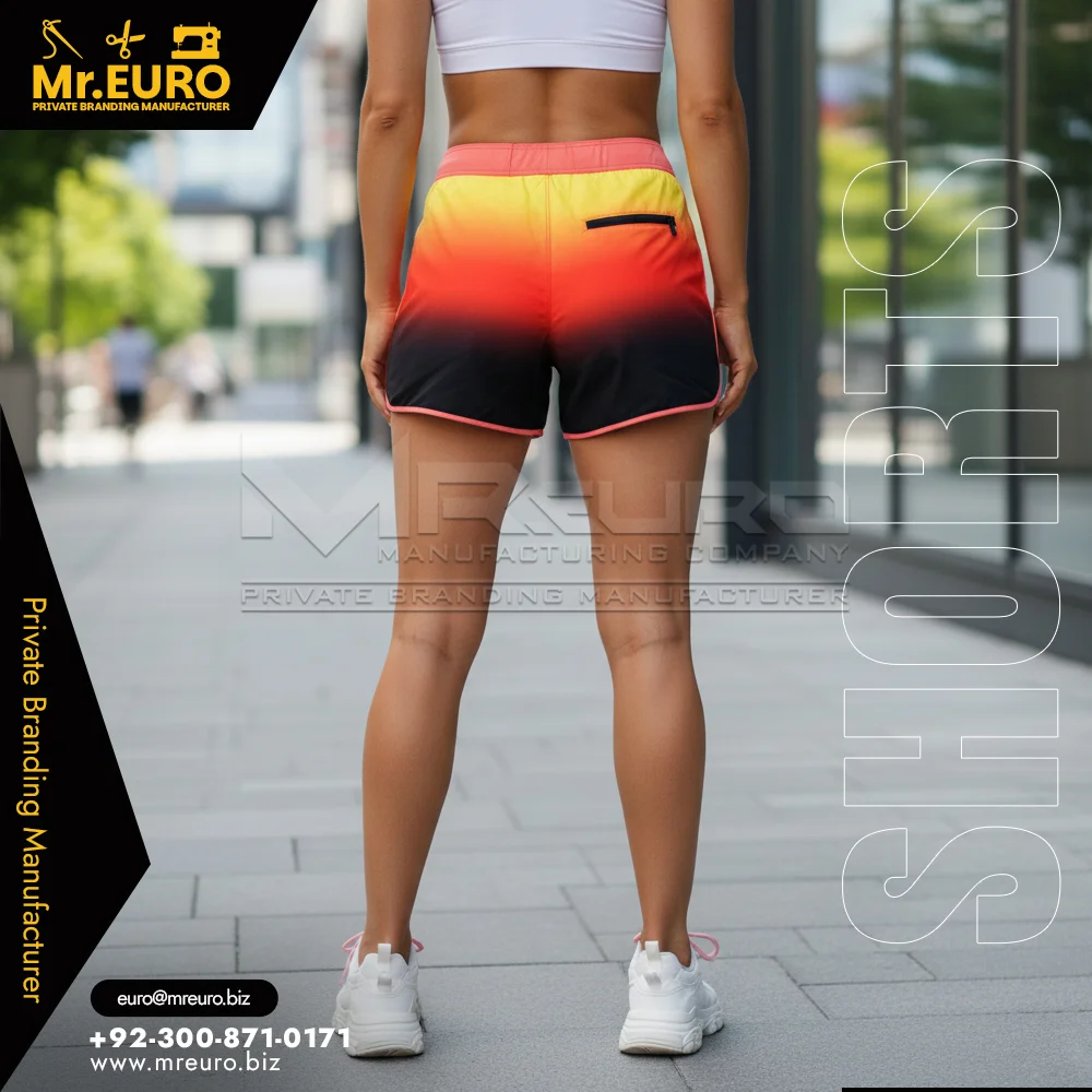 Custom Multicolor Casual Shorts Women Vibrant Style - Women Shorts