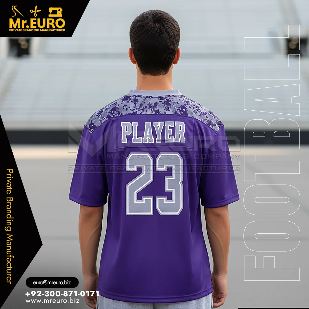 American Football Sublimation Fan Jersey - Alternate View