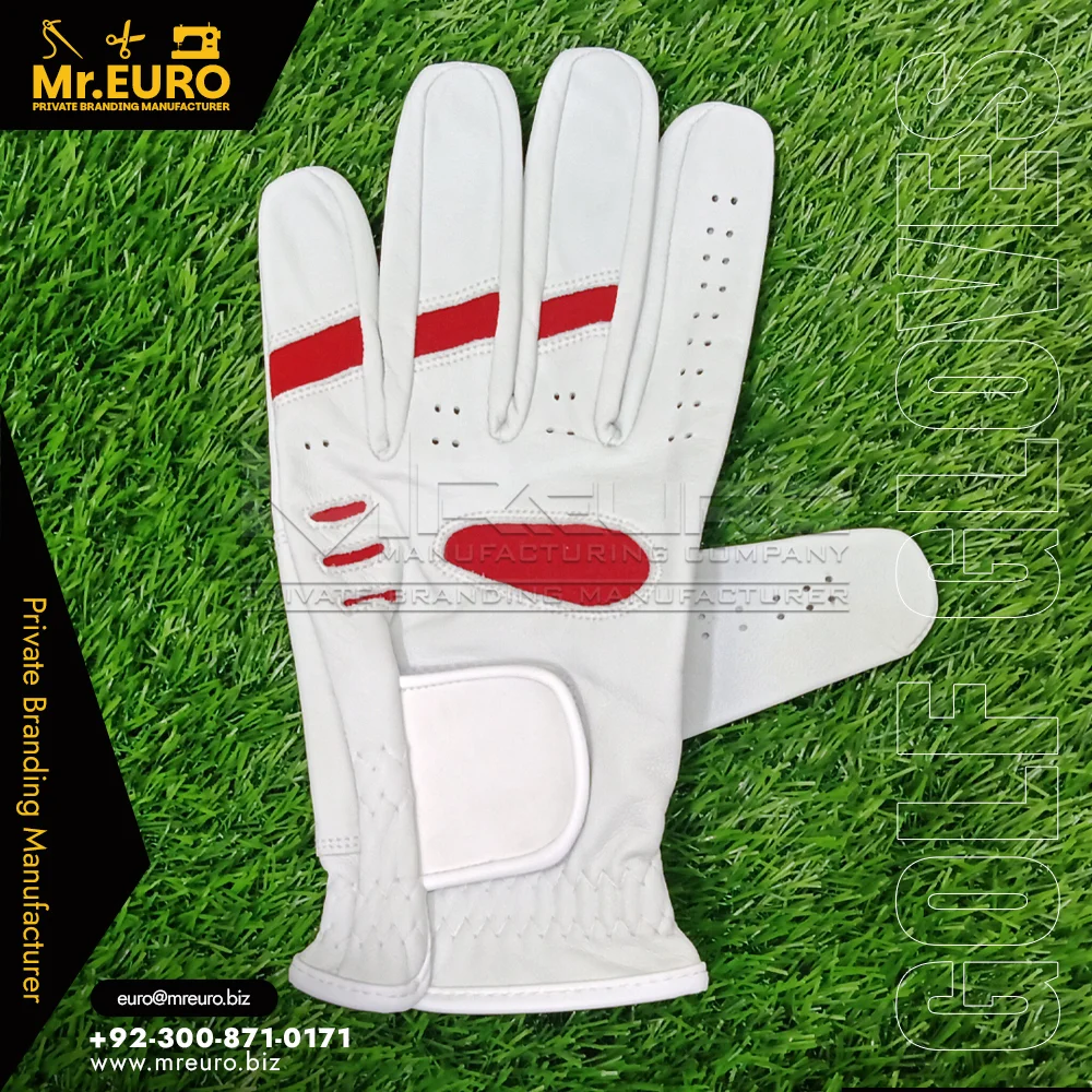 Custom Professional Golf Glove Enhanced Grip Design - Golf Gloves
