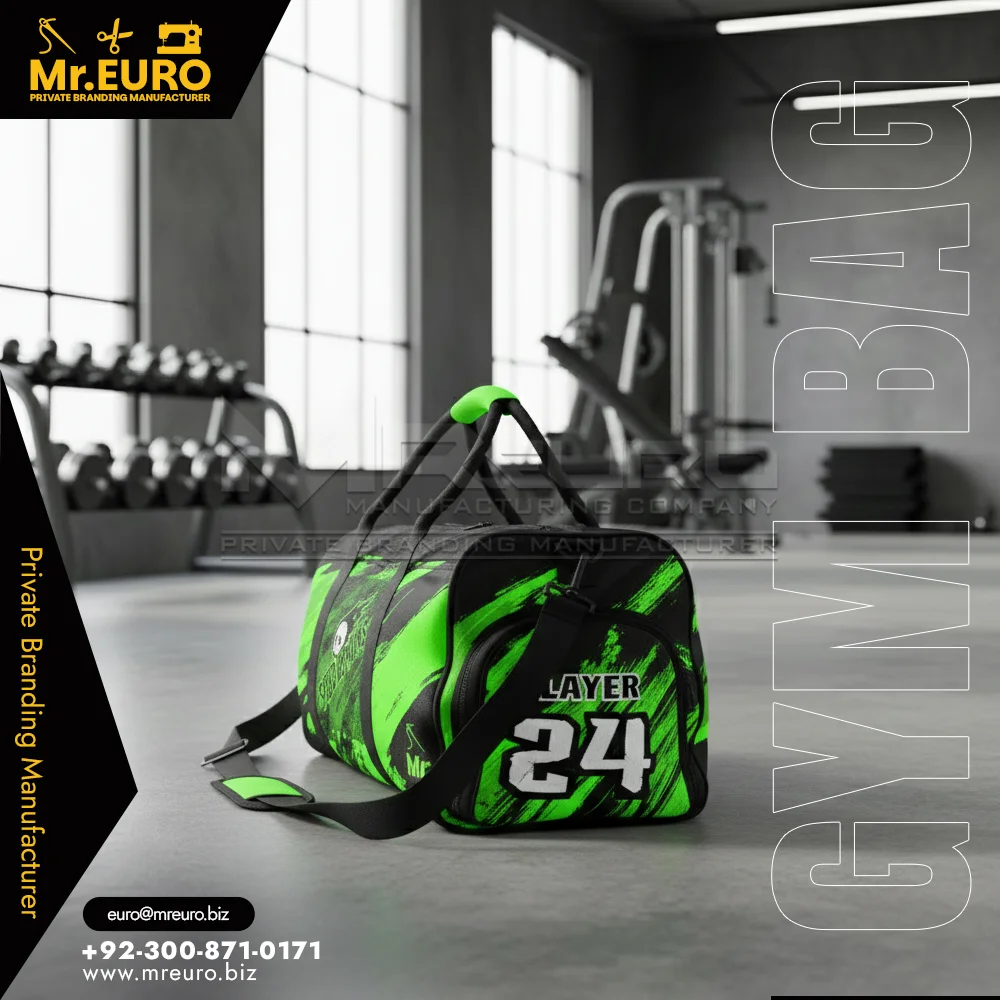 Custom Athletes Sublimation Gym Duffle Bag - Gym Bags + Duffle Bags