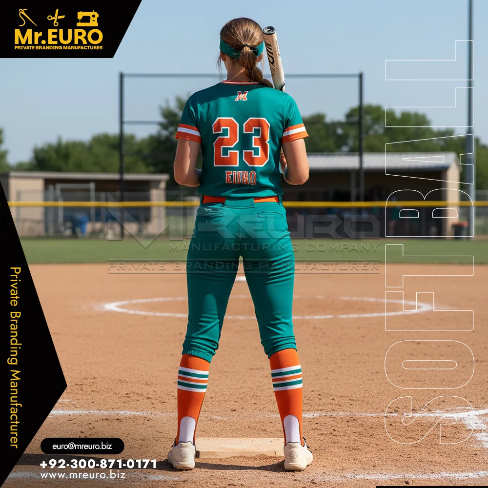 Ladies Softball V-Neck Uniform Sublimated Teamwear - Alternate View